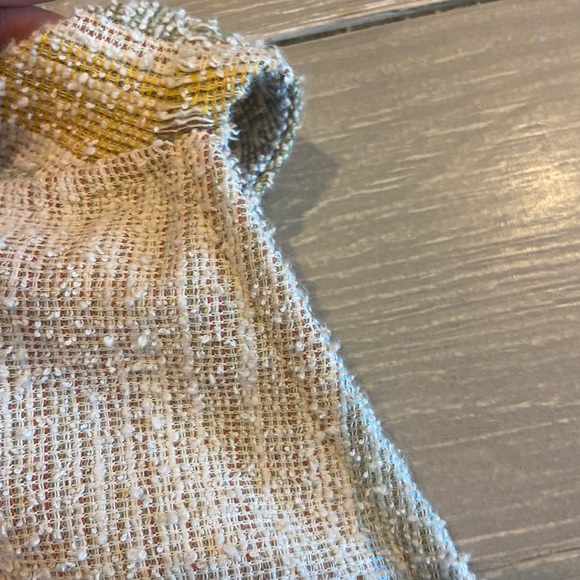 Anthropologie W5 Multicolor Striped Terry Halter Blouse M Tank Top Sleeveless - Picture 7 of 8